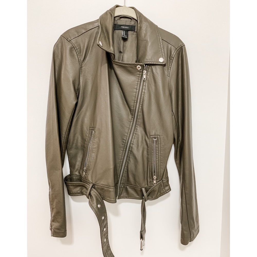 Forever 21 Faux Leather Moto Jacket
